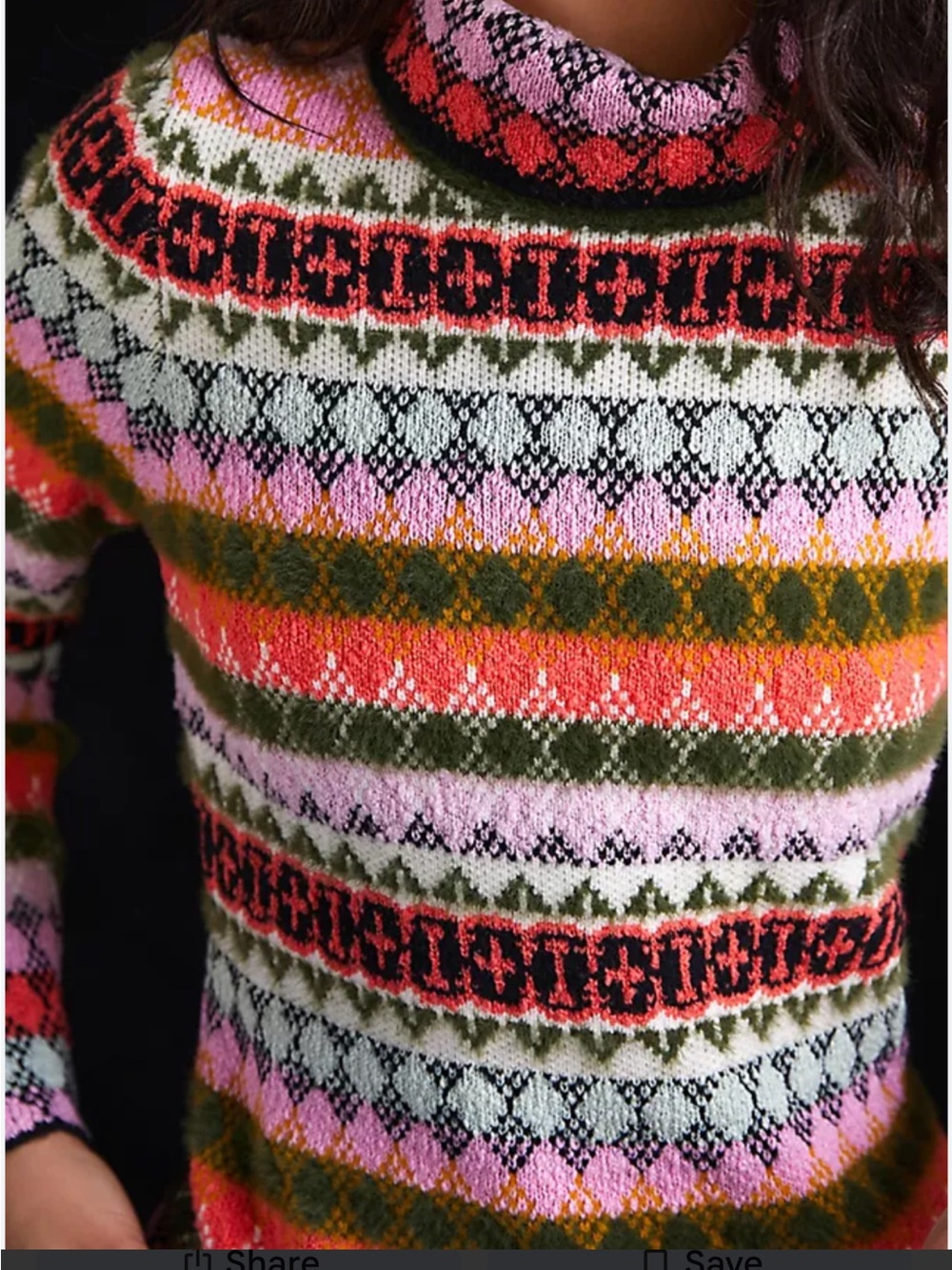 Maeve Carol turtleneck sweater from Anthropologie size XL